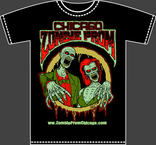 Chicago Zombie Prom 2011 T-Shirt
